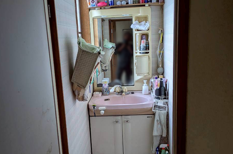 洗面化粧台取替工事｜隙間解消＆収納改善で使いやすい洗面室へ