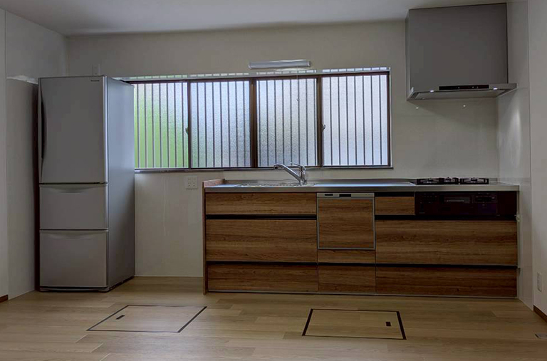 洗面化粧台取替工事｜隙間解消＆収納改善で使いやすい洗面室へ