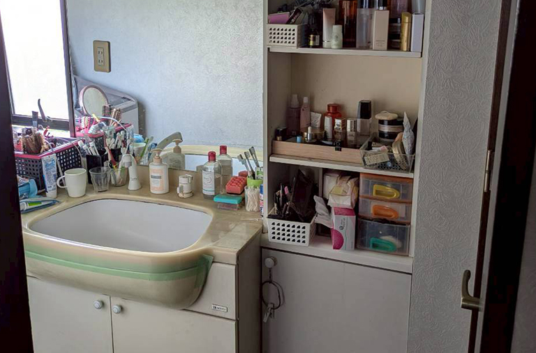 あま市の洗面台交換工事｜2フロア同時リフォーム事例